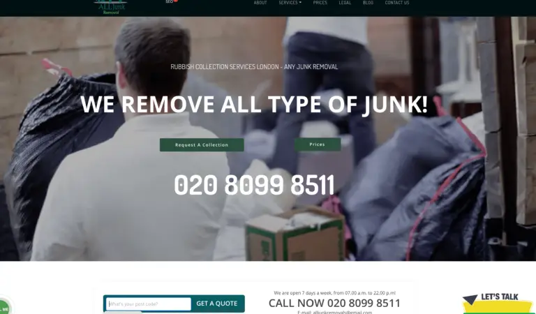 All Junk Removal- case studies