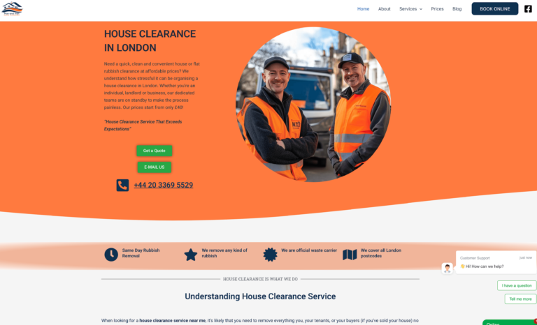 Man and Van House Clearance- case studies